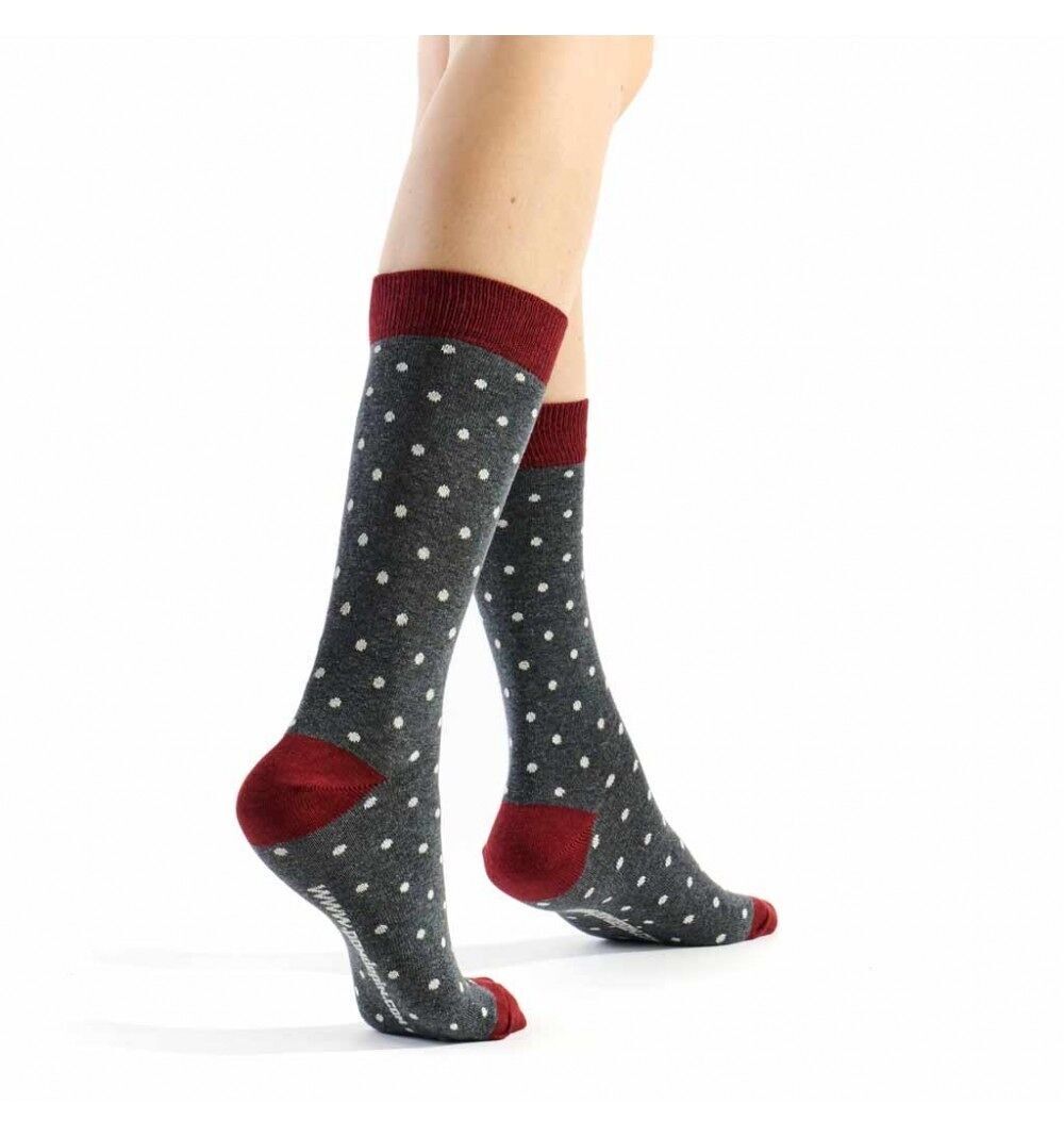 Calzini in cotone a pois - 35/39 e 40/45