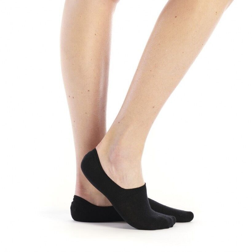 Ballerina nera in cotone organico