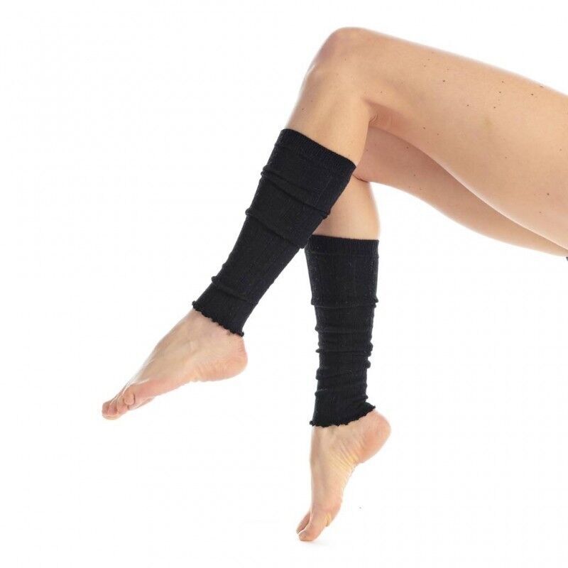 Ghetta da donna in lana merino nera