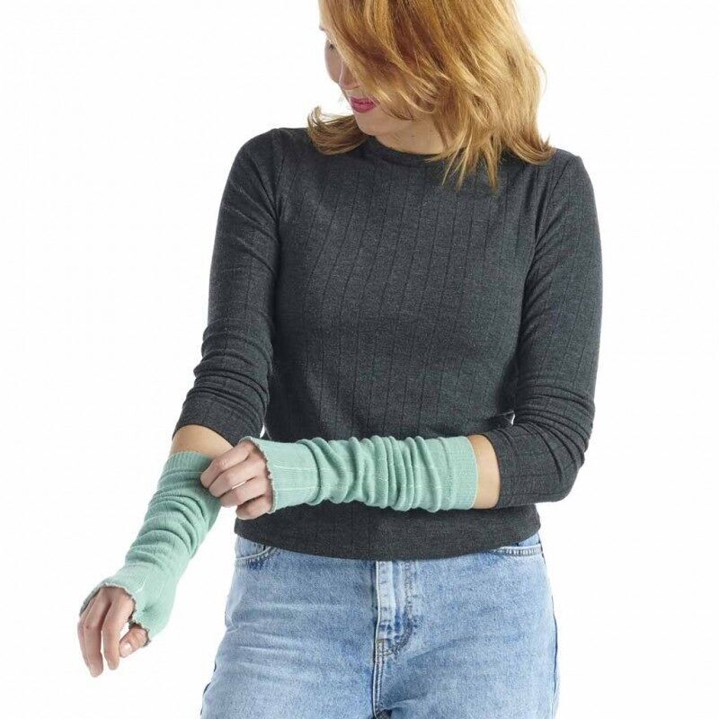 Guanto in lana cashmere turchese