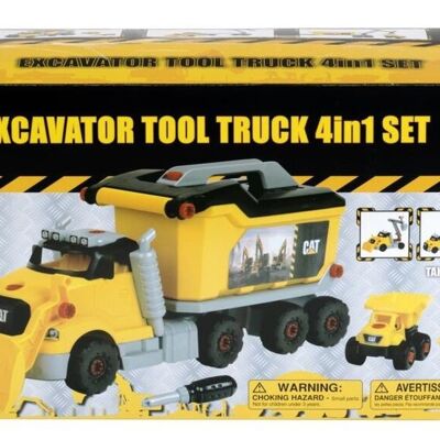 KLEIN TOYS - Caterpillar 4 in 1 camion cavalcabile
