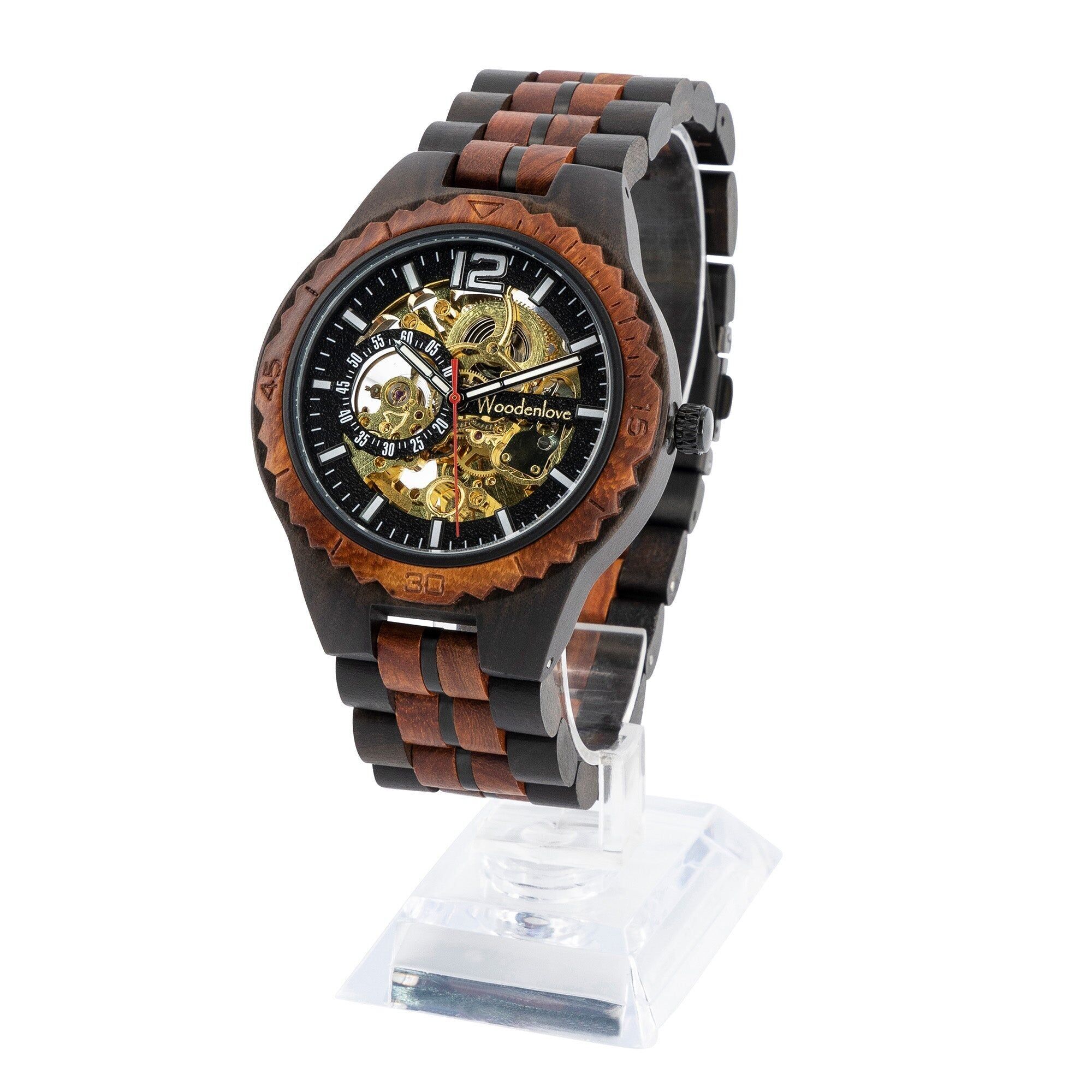 Orologio automatico Kyoto - legno di sandalo