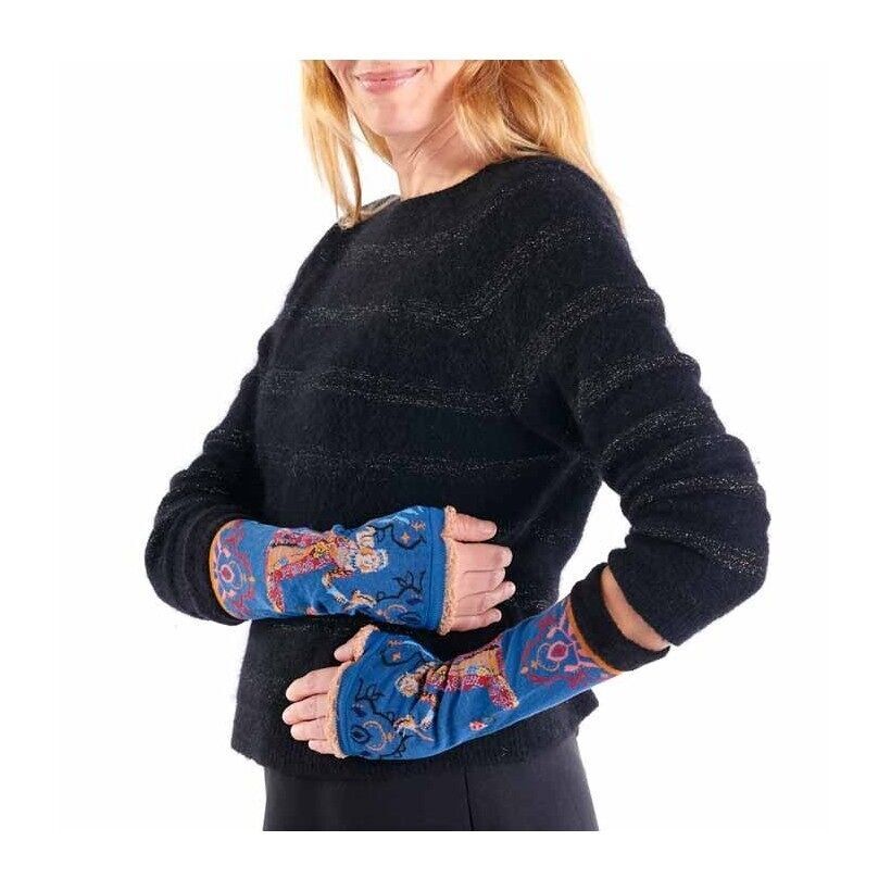 Guanti da donna Unicorno - Lavorati a maglia in Italia