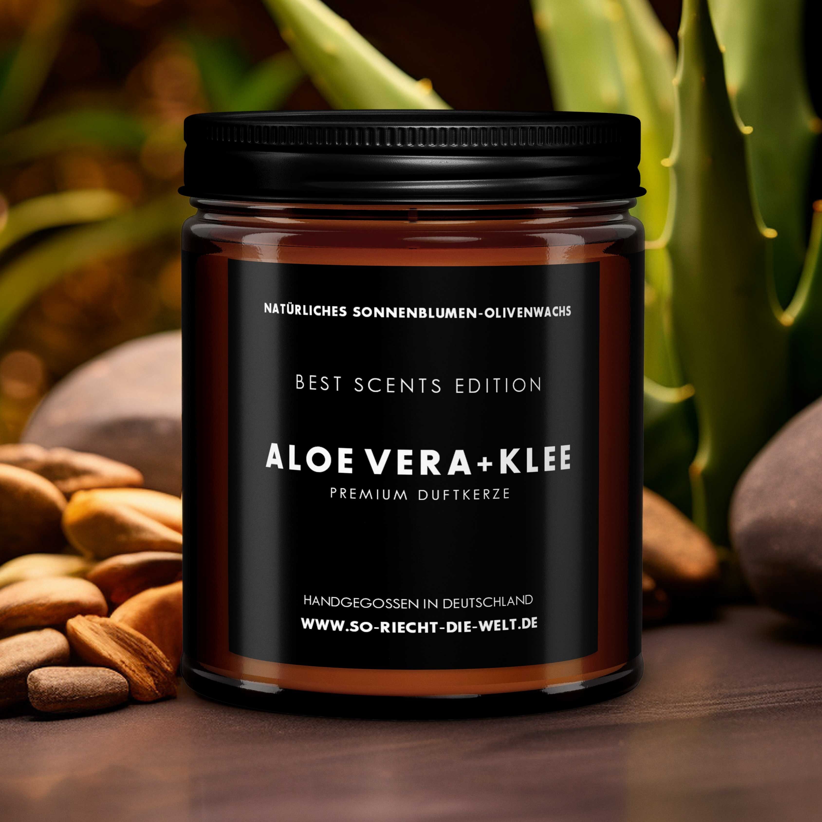 Candela all'aloe vera e trifoglio - Edizione dei migliori profumi