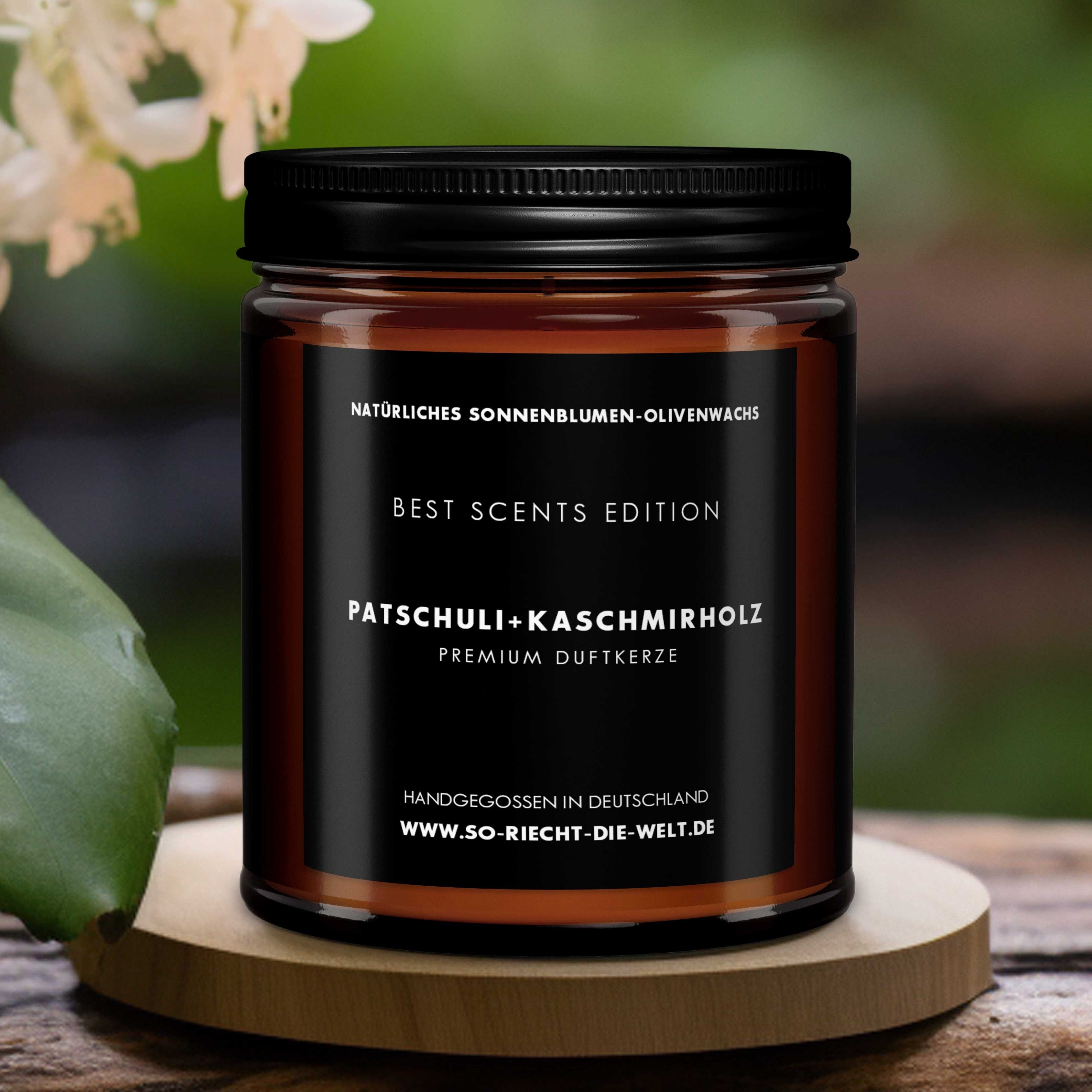 Candela in legno di patchouli e cashmere - Edizione dei migliori profumi