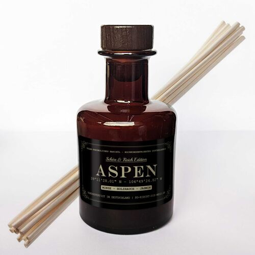 Aspen Raumduft Diffuser - Schön & Reich Edition - Minze | Holzrauch | Jasmin