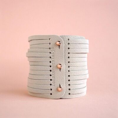 Lederarmband Sand