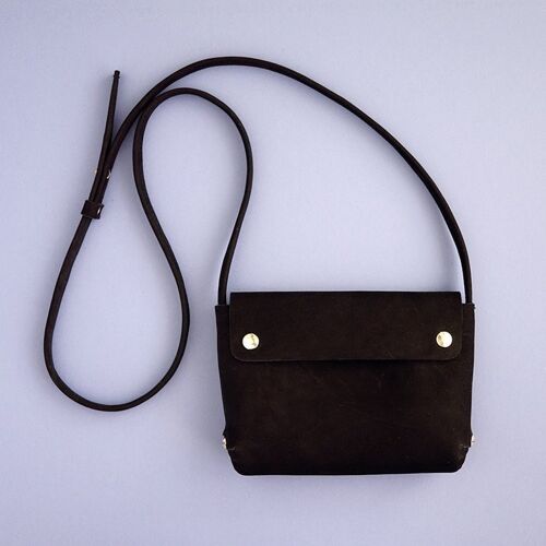 leather handbag BIO black
