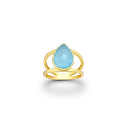 LÉA WATER GREEN RING