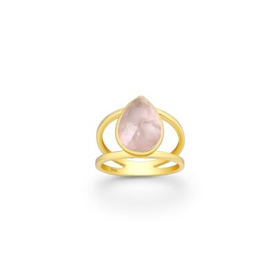 LEA ROSE QUARTZ RING