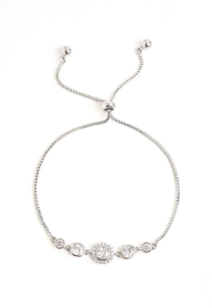 Bracciale Radiant Shine in platino e zirconi