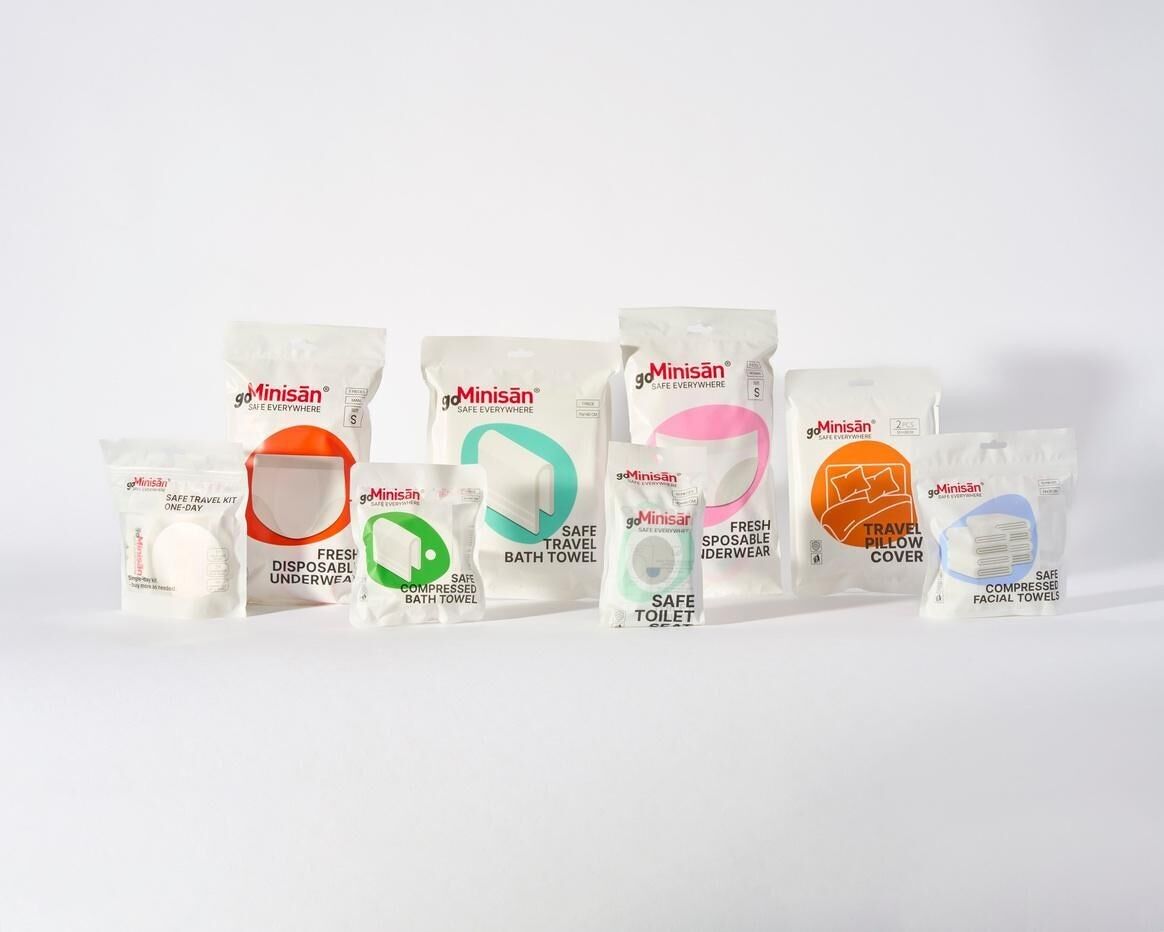 MINISAN - Articoli essenziali da viaggio di alta qualità - Kit per rivenditori