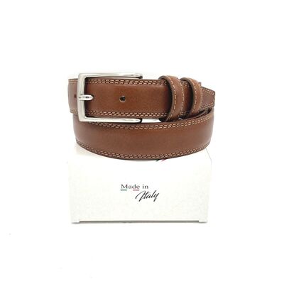 Cintura in vera pelle, Made in Italy, art.Codice JU030-3391