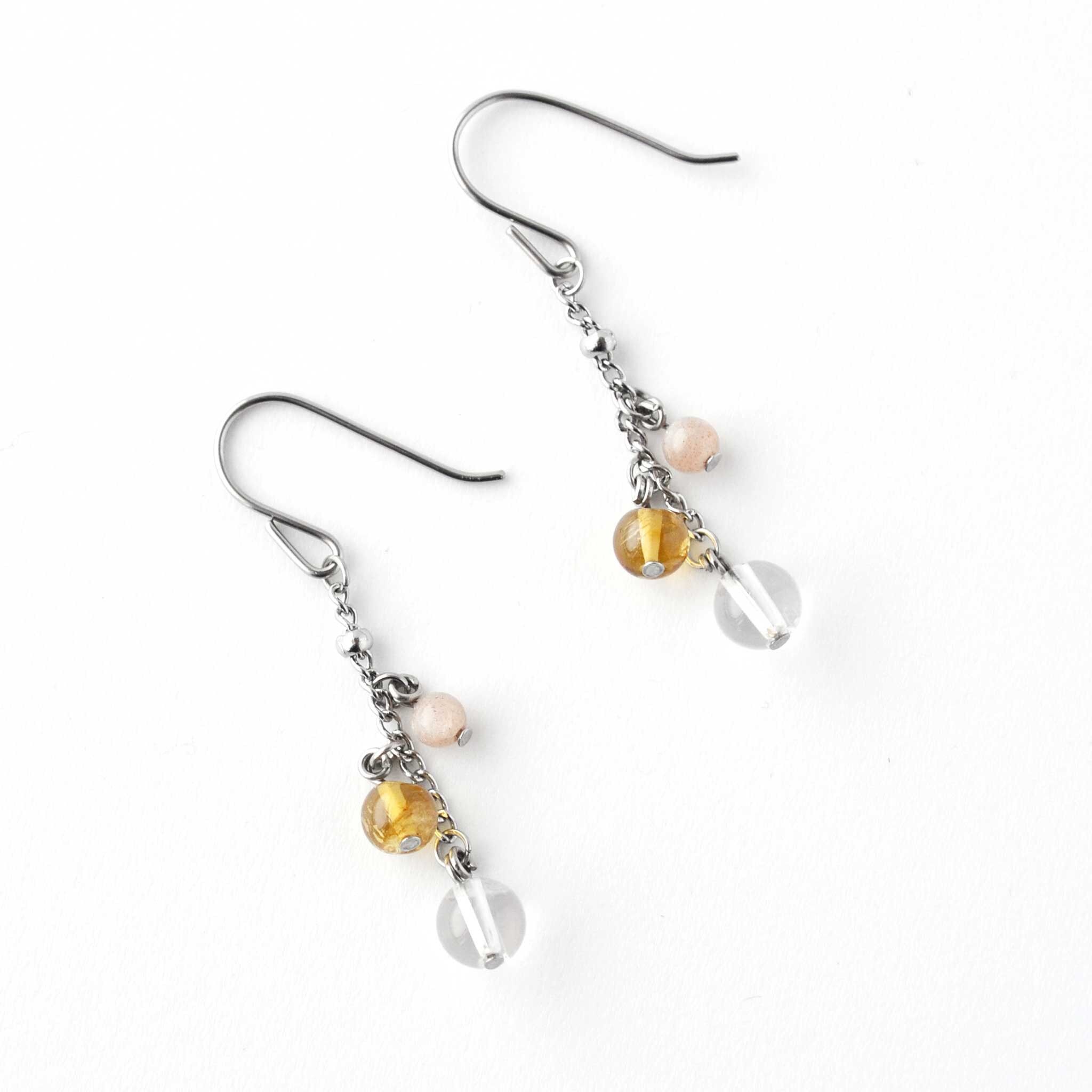 Joy Gemstone Drop Earrings