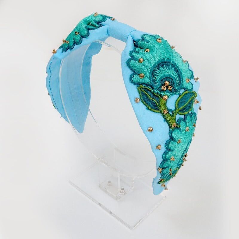 Fascia per capelli Jangala blu