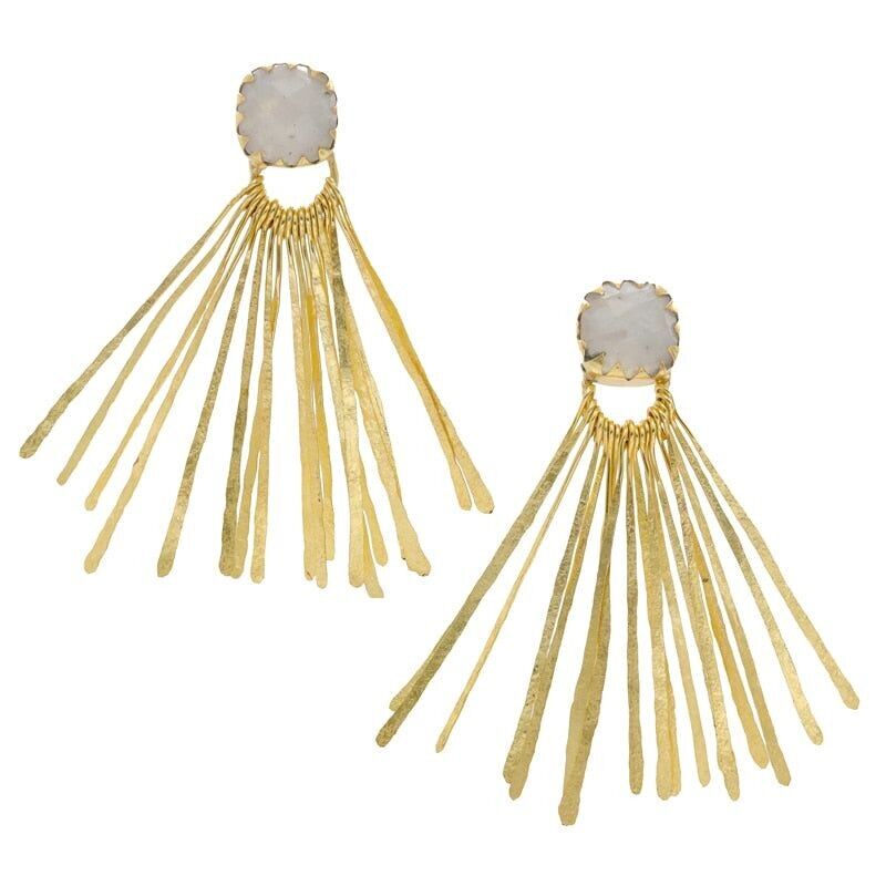 Loreto-Mondstein-Ohrringe