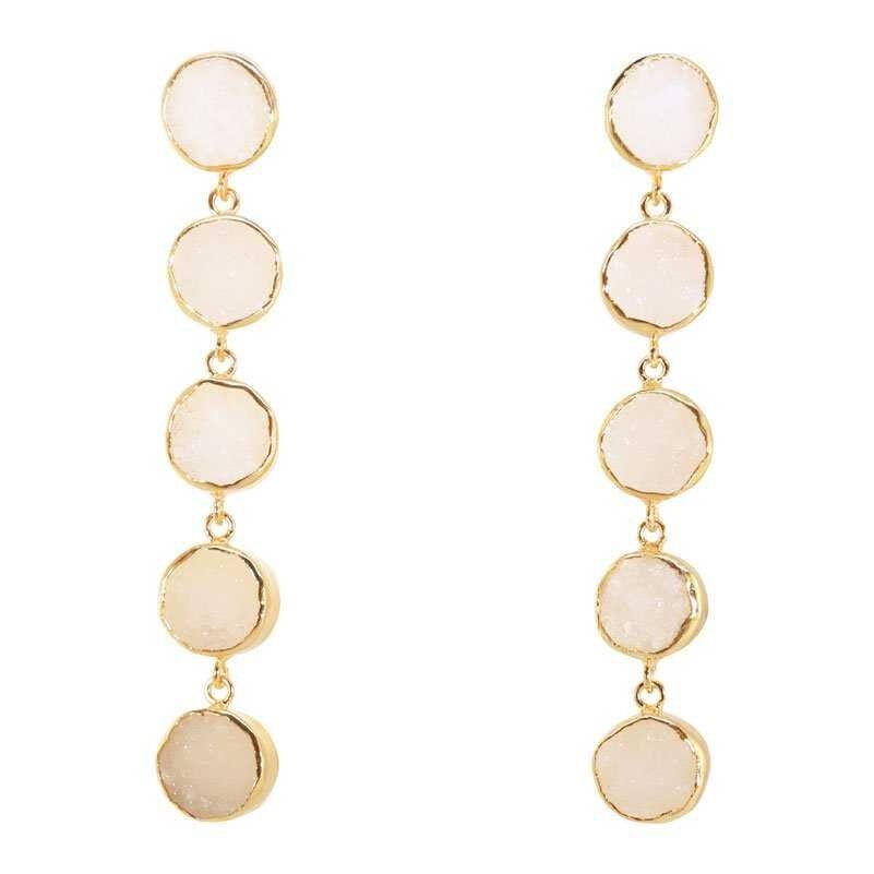 Toledo Weiße Ohrringe