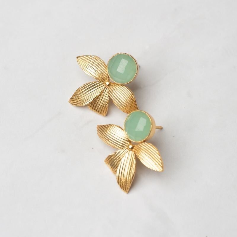 Pendientes Gràcia Ed. Limitada Verde agua