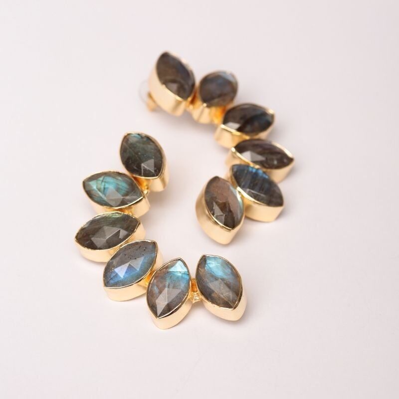 Orecchini Ed. Boreale. Labradorite limitata