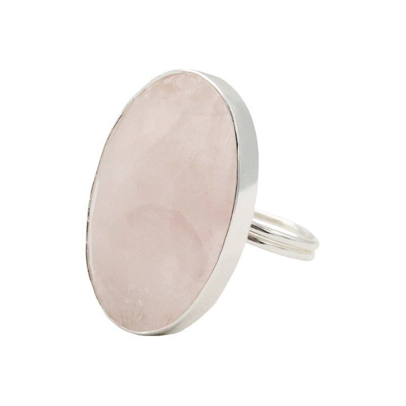 Anello Galaxy Argento Quarzo Rosa