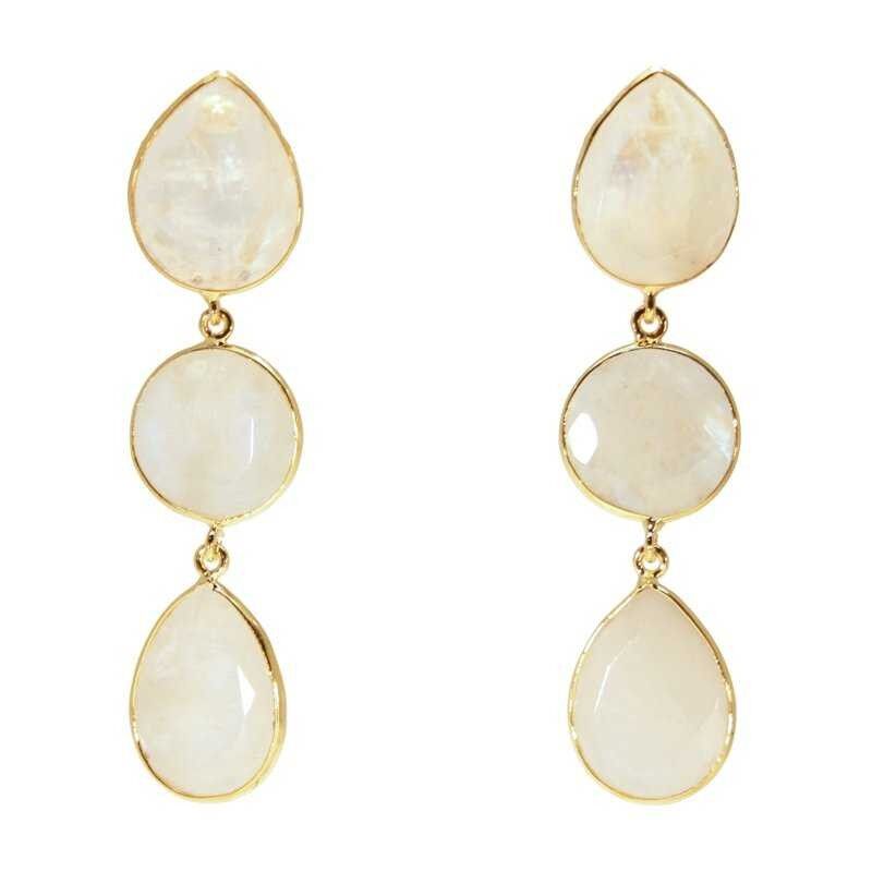 Orecchini Madame Pietra di Luna