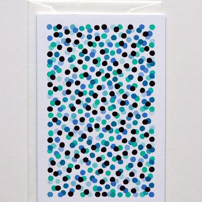 Greeting card confetti, with envelope