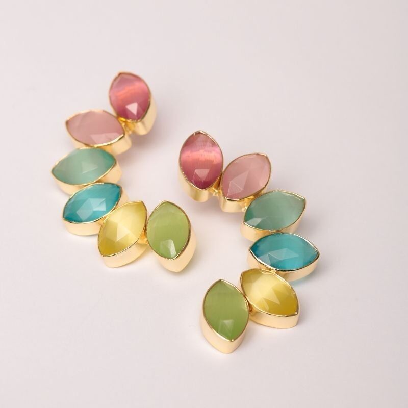 Orecchini Ed. Boreale. Pastelli multicolori lucidi limitati