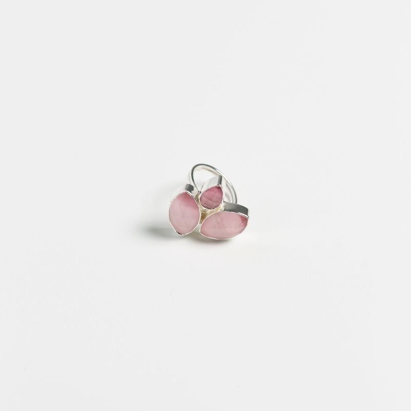 Anello Grayas in argento rosa chiaro