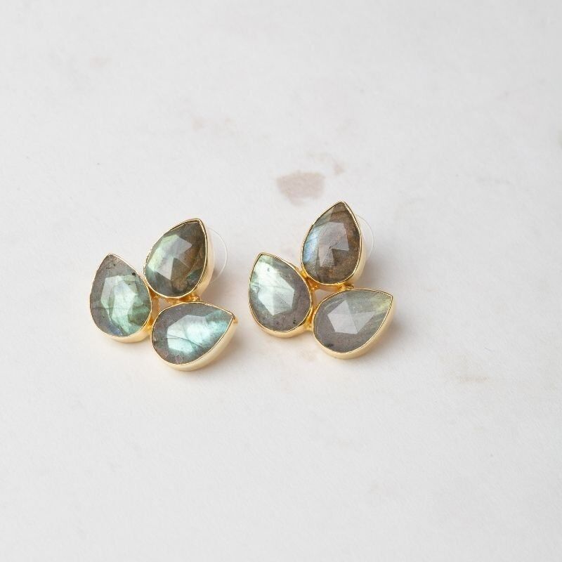 Orecchini Yoga Big Ed. Labradorite limitata