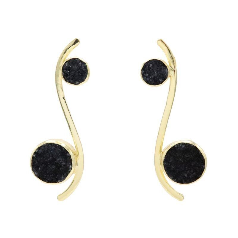 Orecchini Iside neri