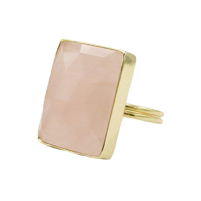 Anillo Piet Rosa cuarzo