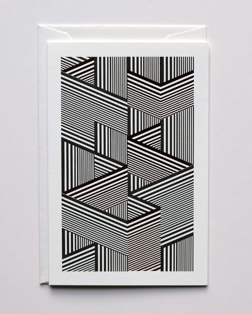 Grußkarte Labyrinth, mit Umschlag