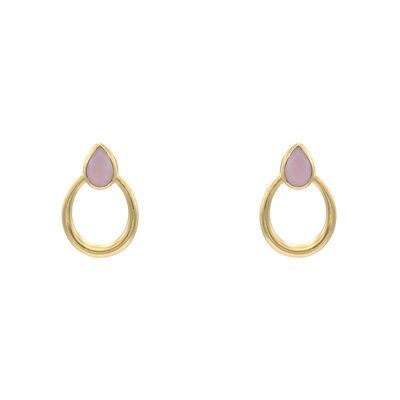 Pendientes Atria Rosa claro