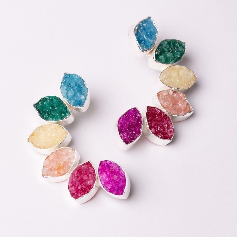 Pendientes Boreal Ed. Limitada Plata Multicolor