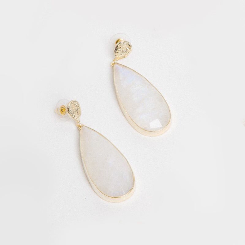 Chloe Ed Ohrringe. Limitierter Mondstein