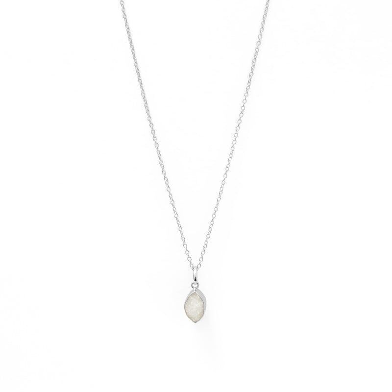 Anhänger Mit Dir Silber Weiß