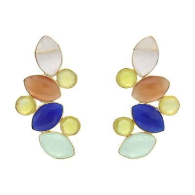 Orecchini Hali lucidi Paradise multicolori