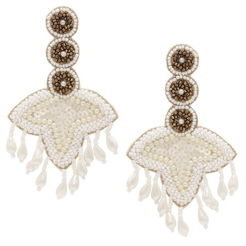 Orecchini Inga bianchi