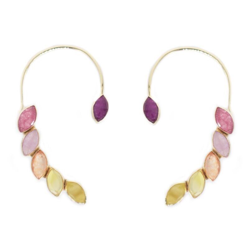 Mehrfarbige Kometen-Ohrringe von Groot