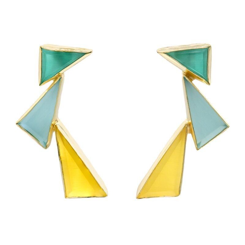 Orecchini Tritone tropicale