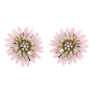 Nelumbo Pink Earrings