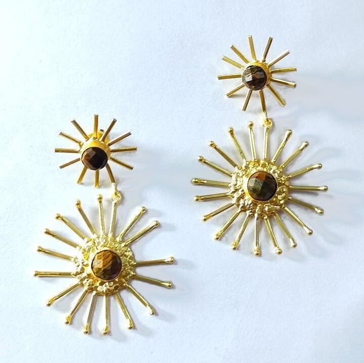 Orecchini Grimsby Ed. Marrone limitato