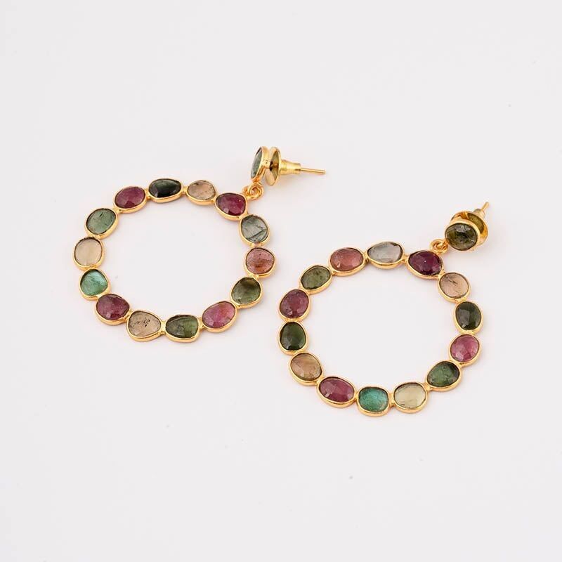 Orecchini Prolicolite Ed. Tormaline multicolori limitate