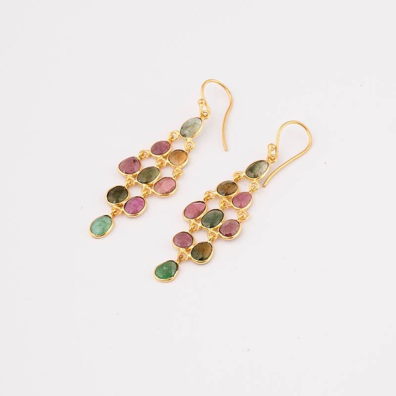 Orecchini Jolyon Ed. Tormaline multicolori limitate