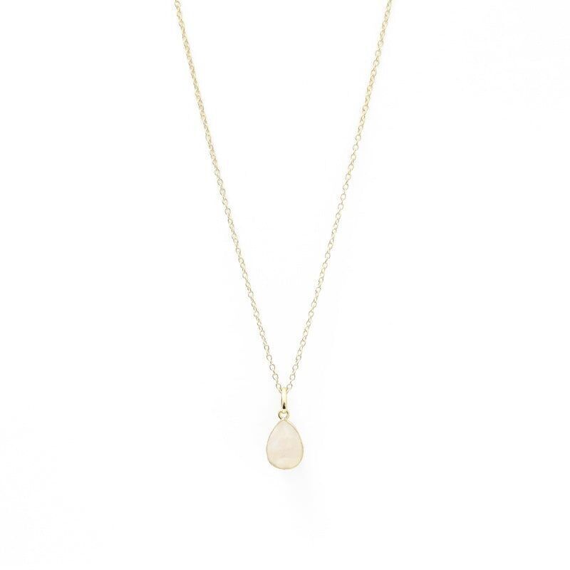 Anhänger aus poliertem Cimacio-Mondstein