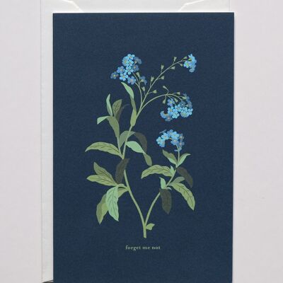 Forget Me Not Greeting Card with Envelope