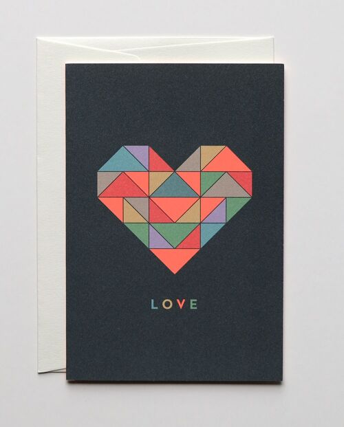Grußkarte Love, mit Umschlag