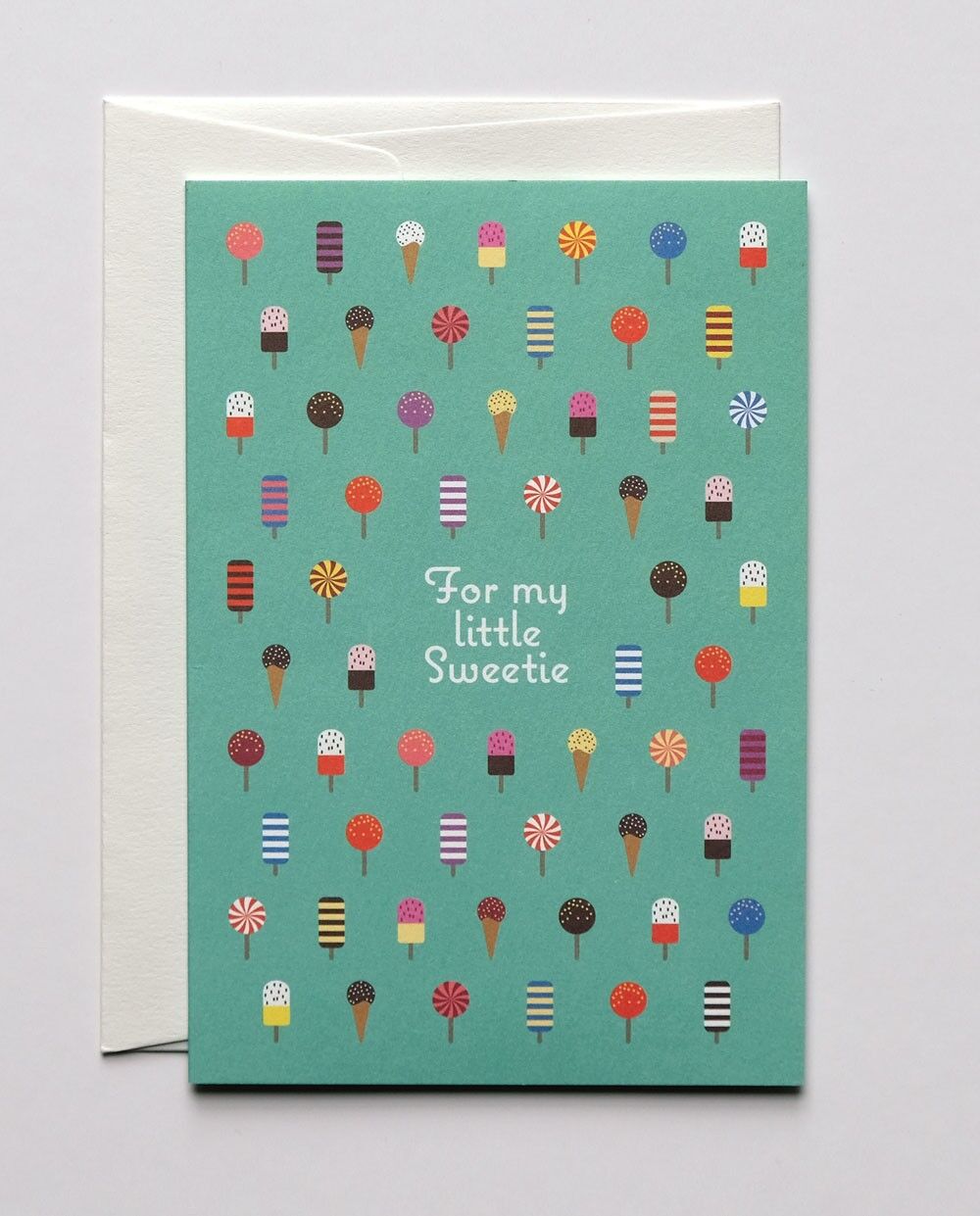 Greeting card Little Sweetie, with envelope