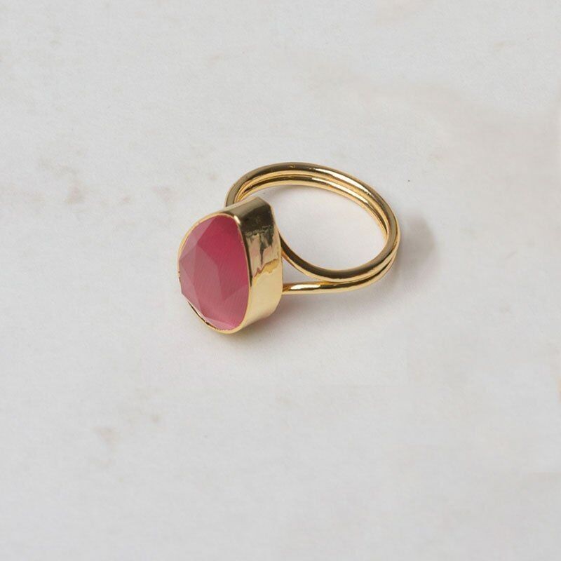 Anello Caveto Pulida Rosa scuro