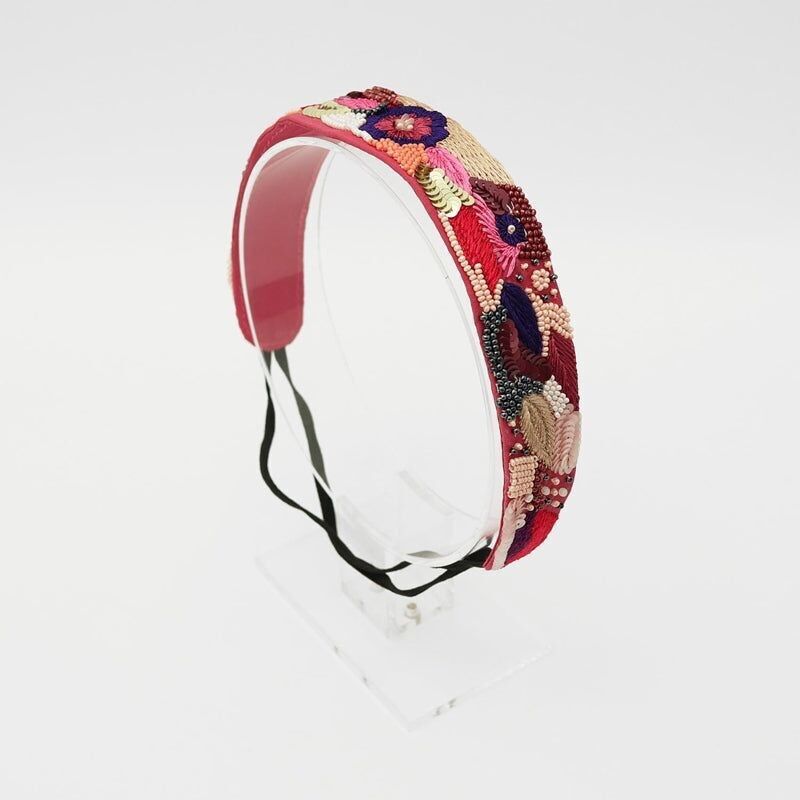 Fascia per capelli Jai Band rosa scuro